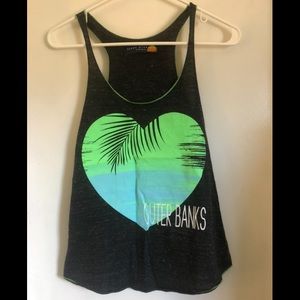 ❌ SOLD Gray Outer Banks graphic tank